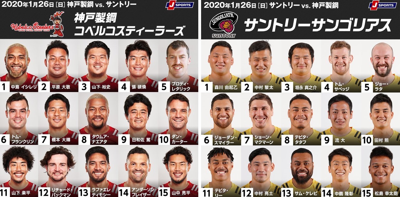 昨季の決勝カード 神戸製鋼vs サントリー トップリーグ序盤の大一番 ラグビーのコラム J Sportsコラム ニュース