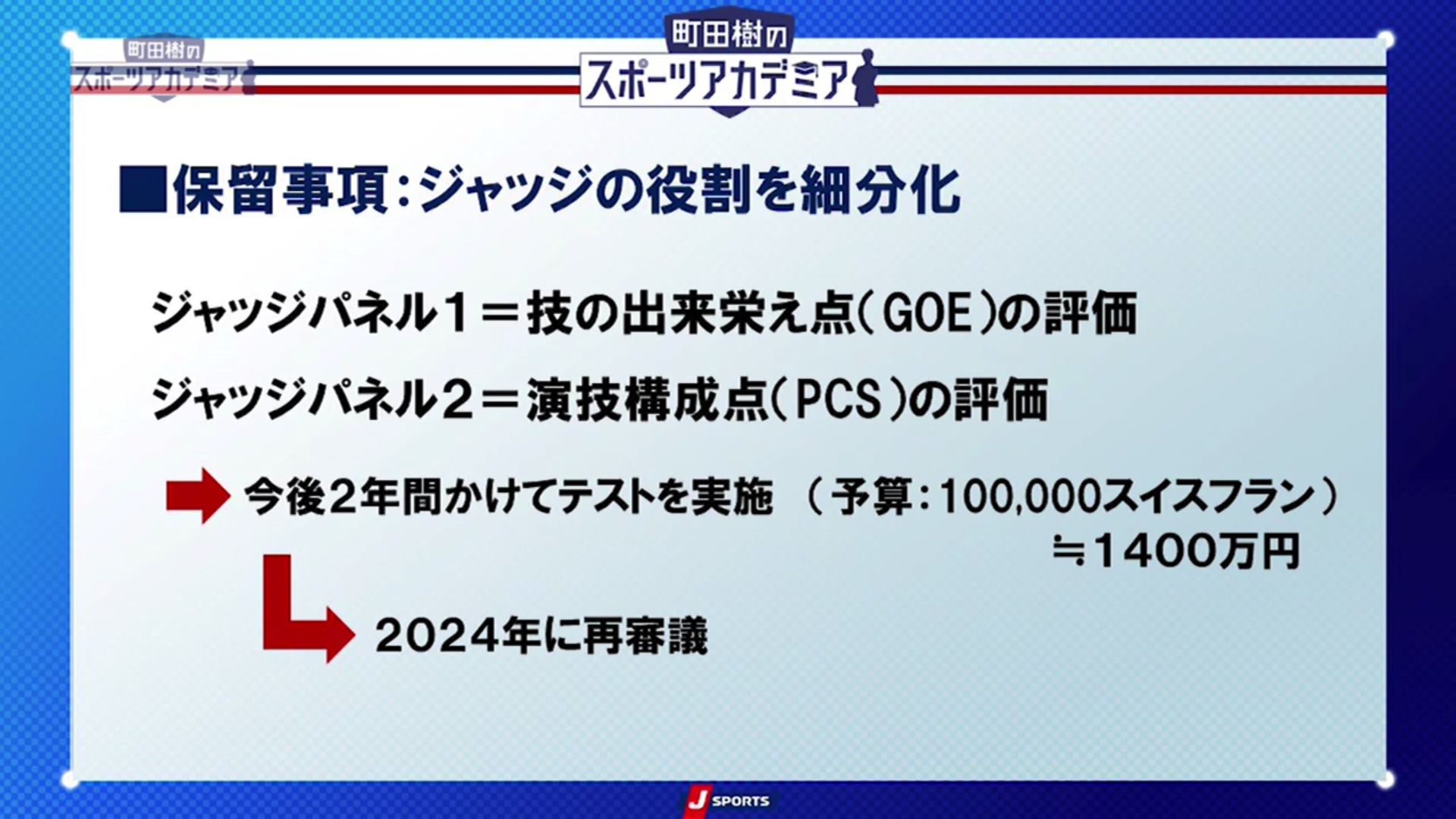 保留事項：ジャッジの役割を細分化