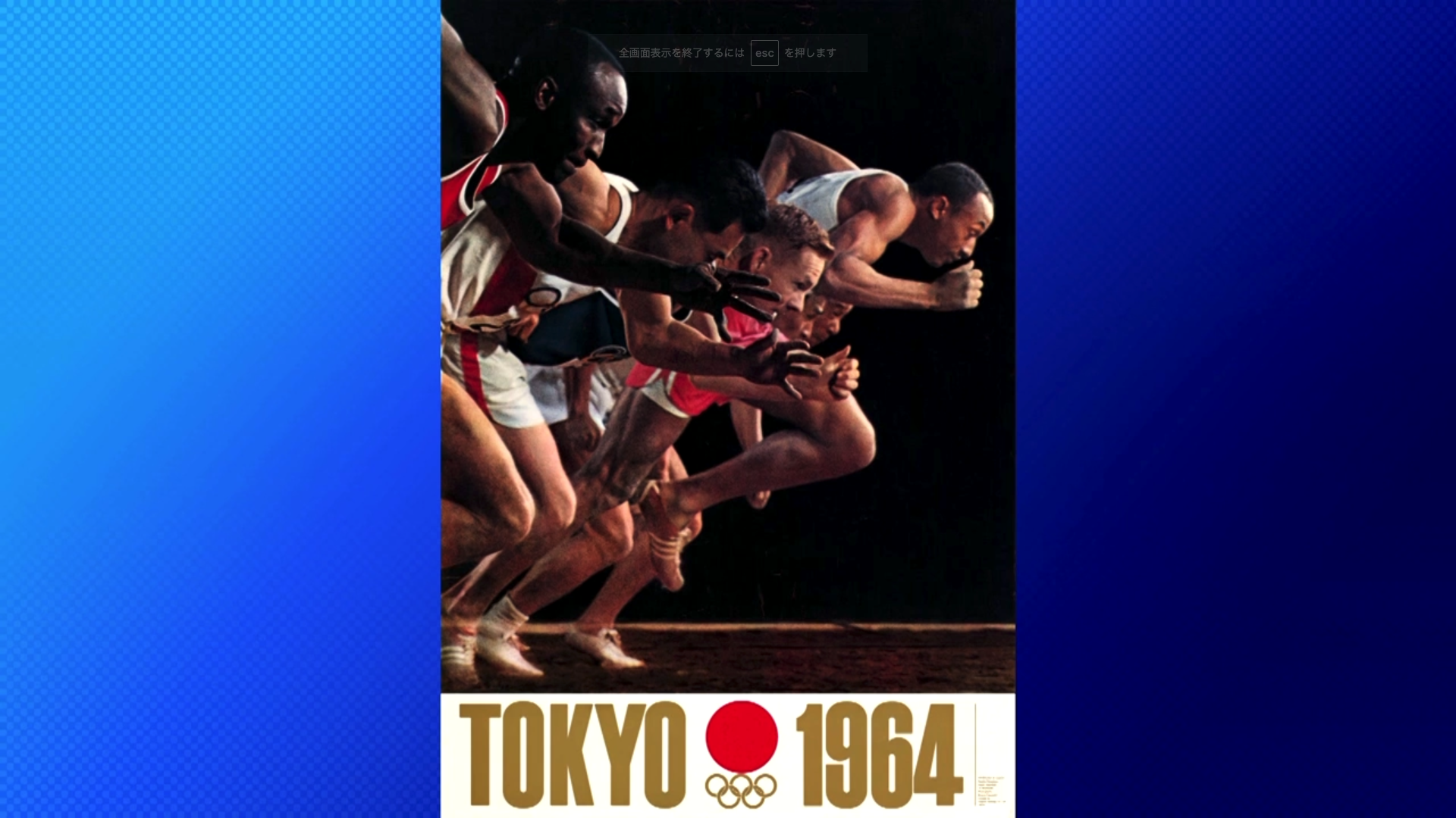 1963年の東京オリンピック公式ポスター