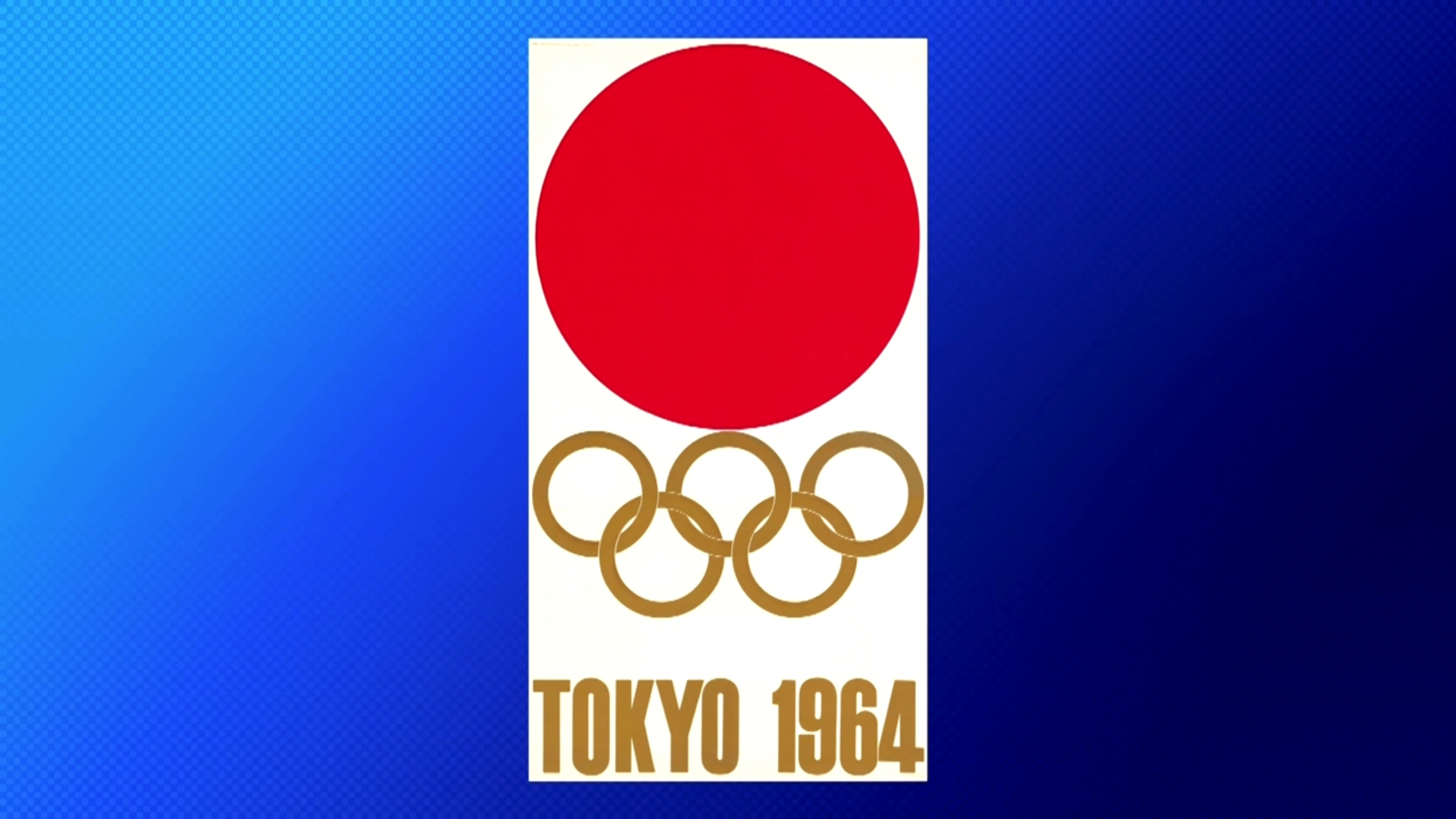 1963年の東京オリンピック公式ポスター
