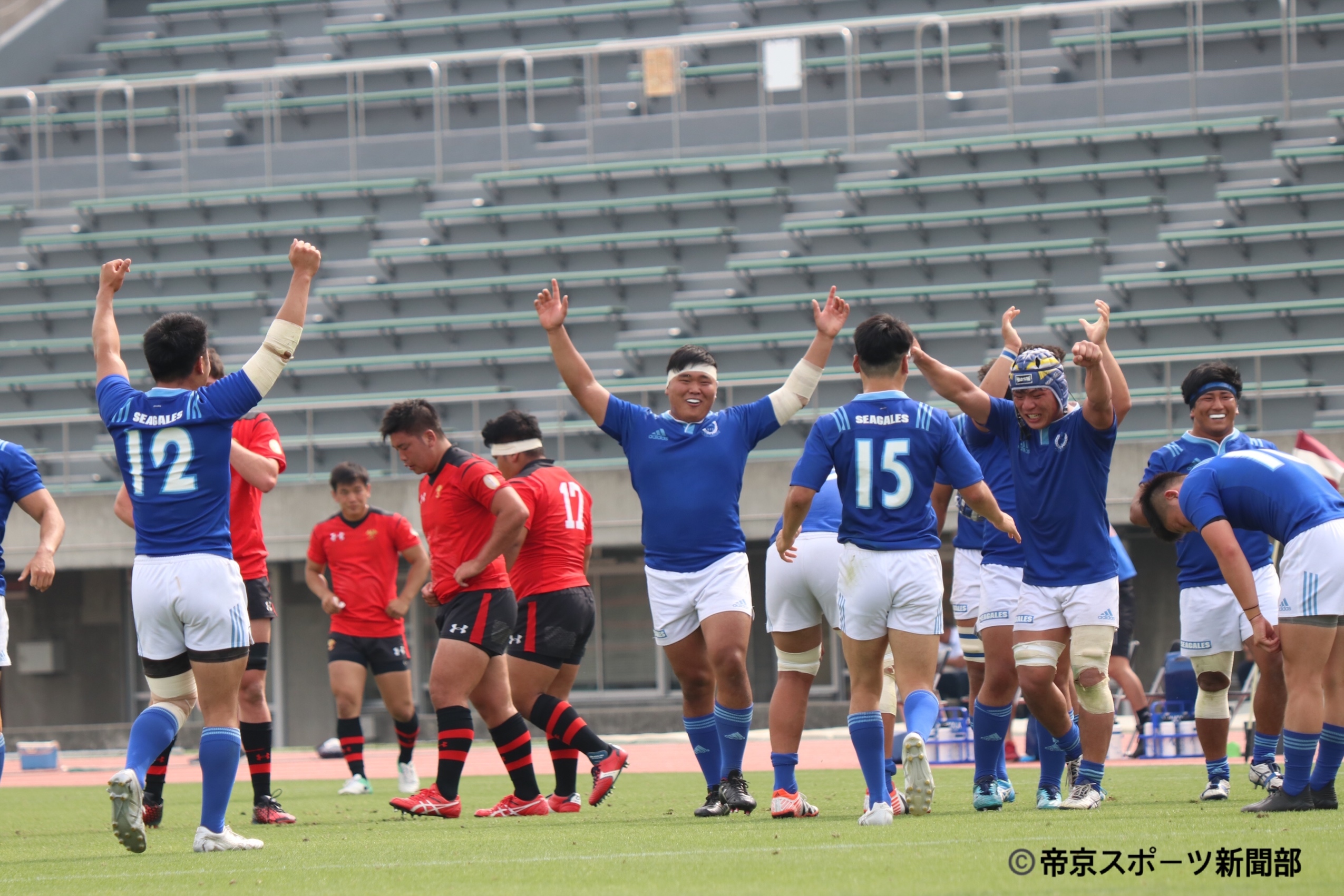 帝京 東海大学に今季初黒星 今週末は昨季全敗の明治大学と成田で対戦 ラグビー関東大学春季大会 ラグビーのコラム J Sportsコラム ニュース