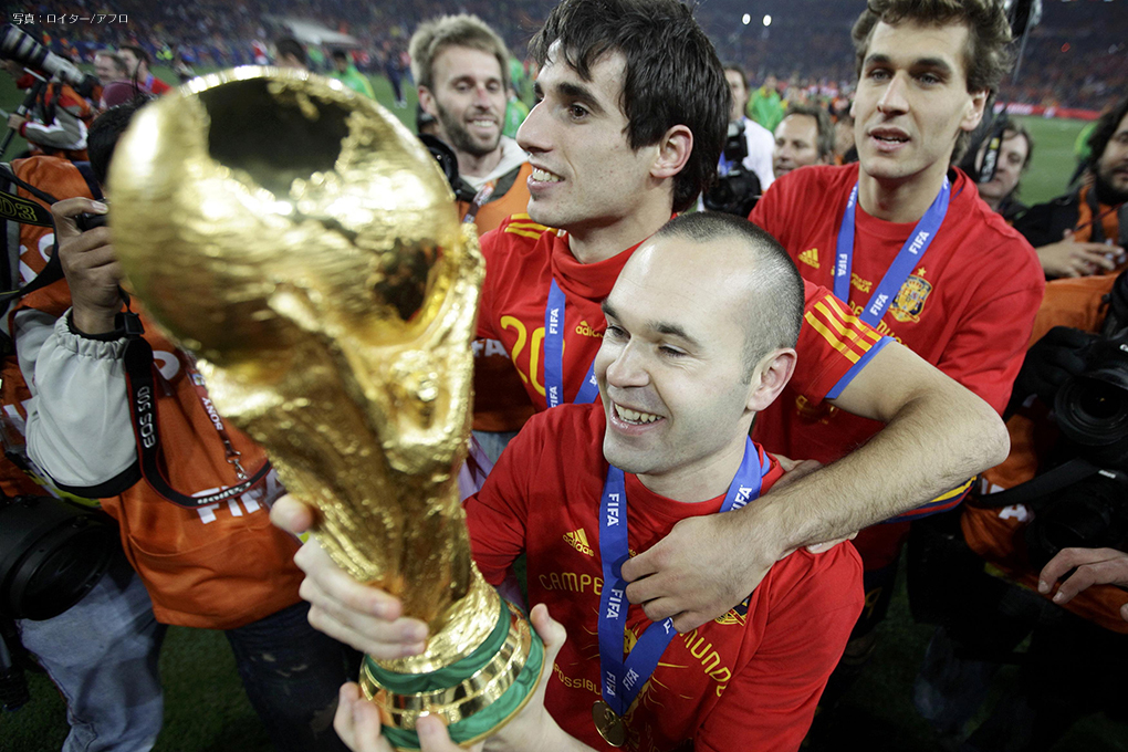 2010年　南アフリカ・ワールドカップ　スペイン代表　優勝