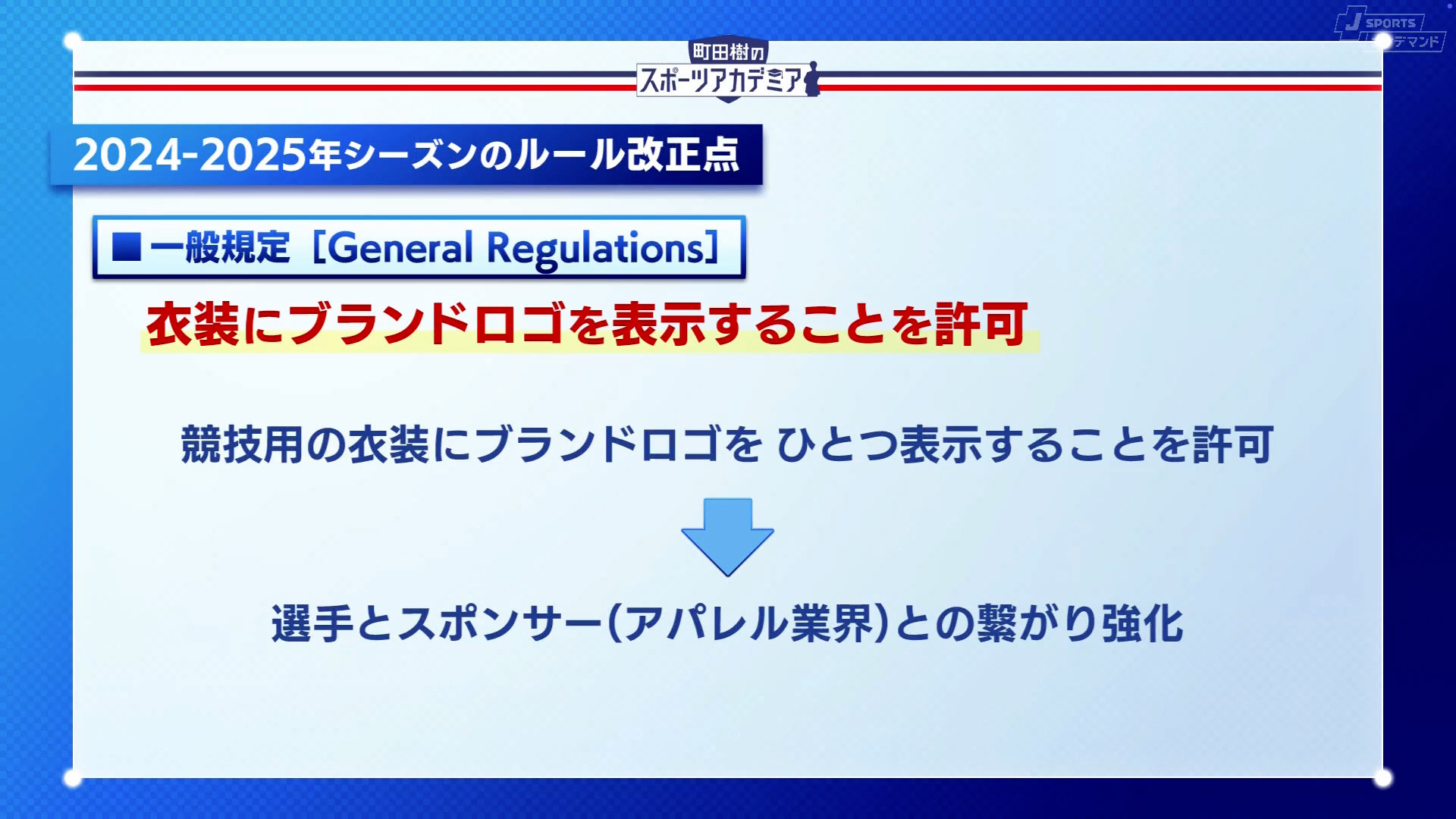 衣装にブランドロゴを表示するこを許可