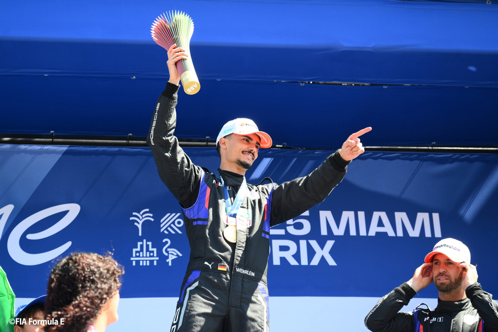 マイアミ大会で勝利したヴェアライン