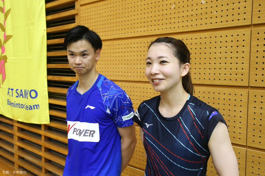 快進撃を続ける五輪メダリストペアの渡辺勇大（J-POWER）／松友美佐紀（東京都協会）