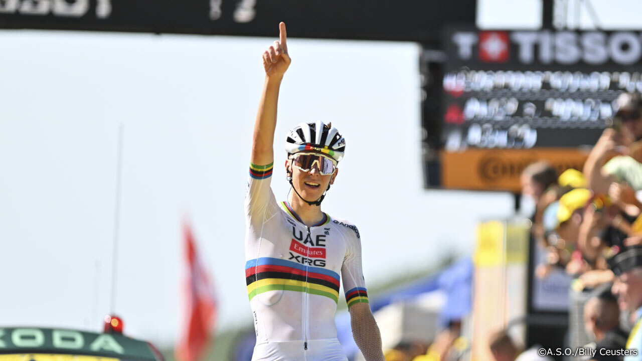 ポガチャルが今大会3勝目、ツール通算20勝目をオタカムで達成