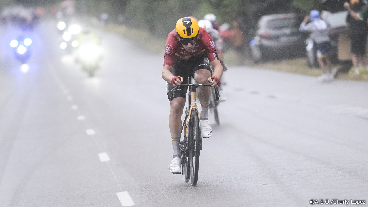 アブラハムセンは単独になりながらもラスト4.3kmまで逃げ続けた