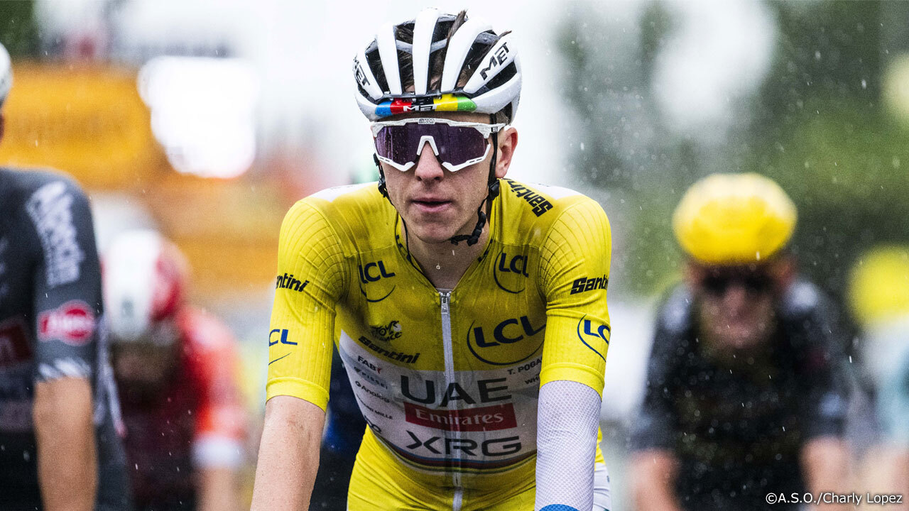 マイヨ・ジョーヌを守ったポガチャル