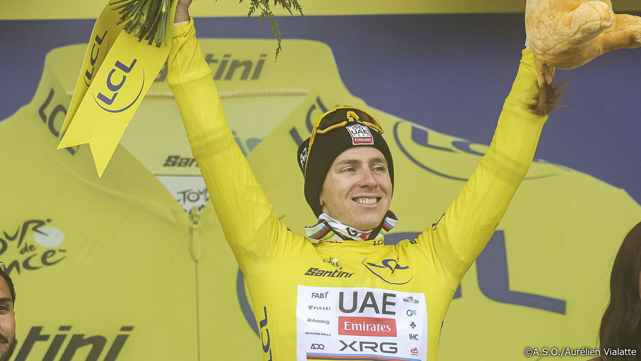 山岳賞でも得点を重ね、2冠の可能性が高まるポガチャル