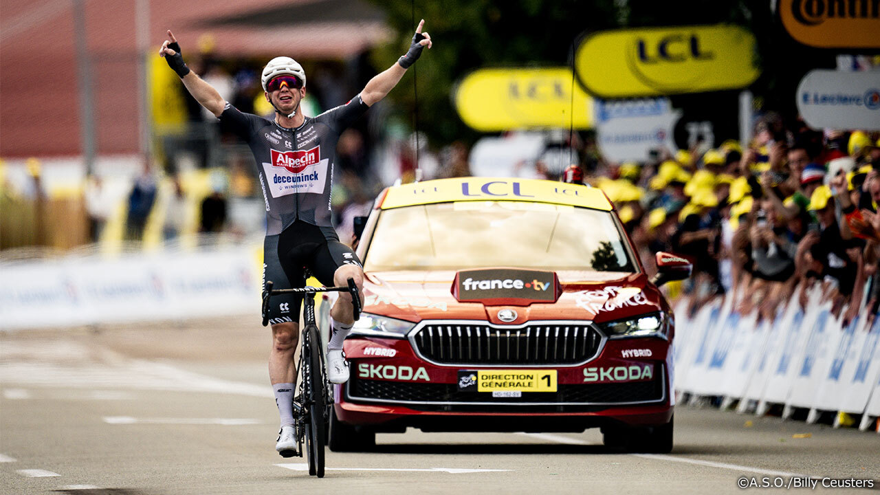 自身初の逃げ切り＆ツール区間勝利をあげたグローブス