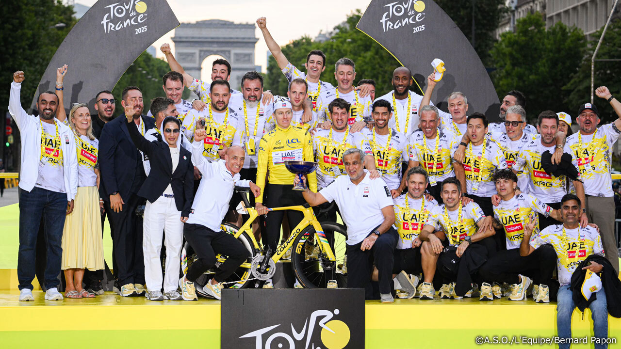 今大会圧倒的な力を見せつけたポガチャルとUAE