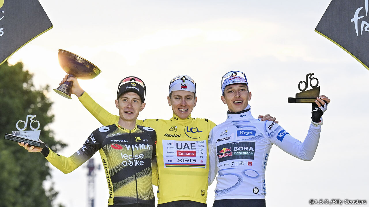 総合トップ3のポガチャル、ヴィンゲゴー、リポヴィッツ