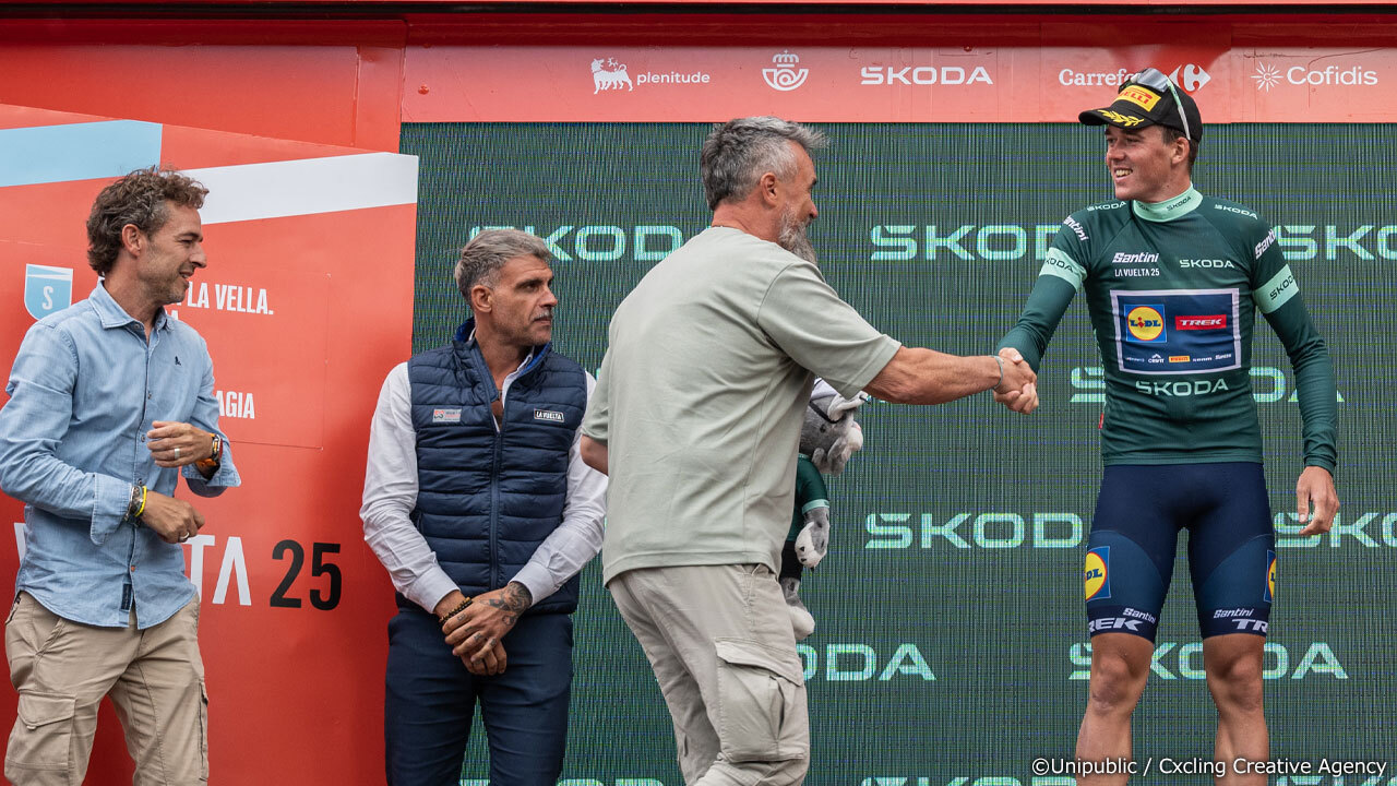 ポイント賞トップを走るピーダスン