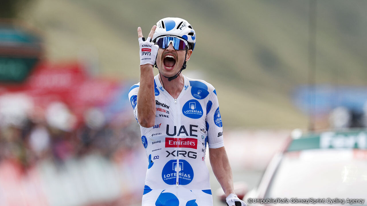 ジェイ・ヴァインが再び山頂フィニッシュで区間2勝目を達成