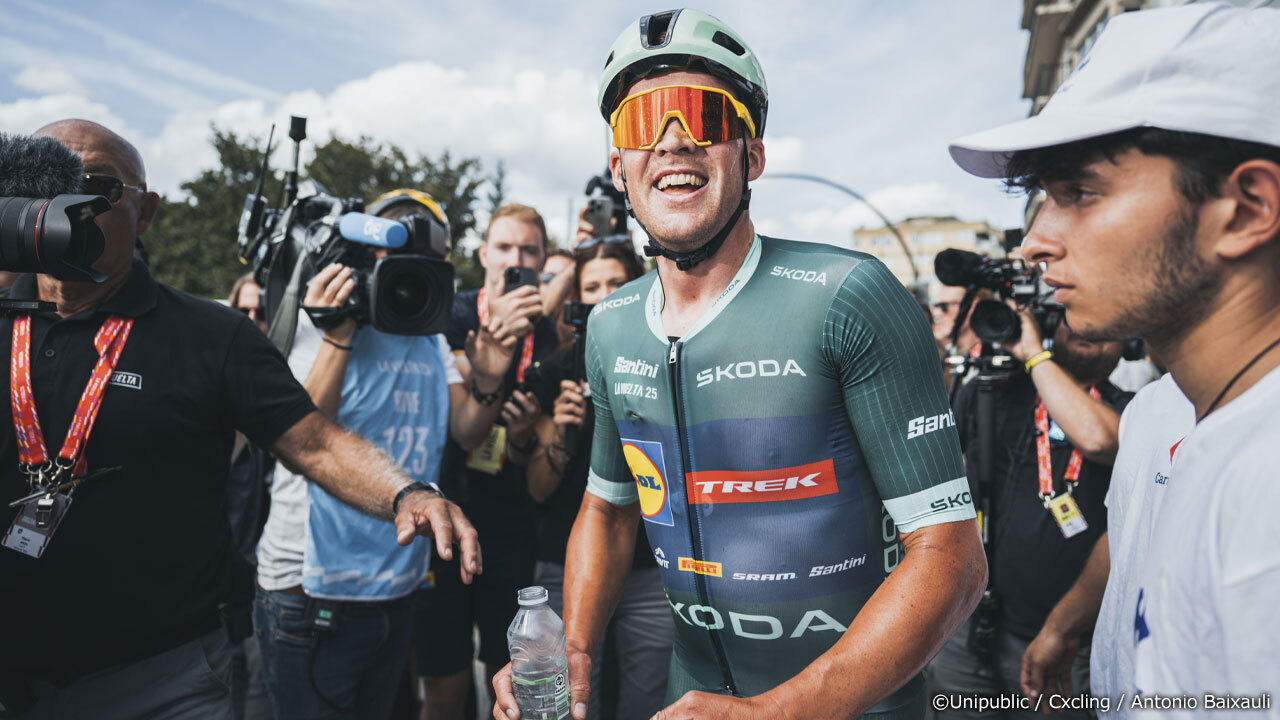 大会2週目最後のステージで勝利を飾りポイント賞首位を走るピーダスン