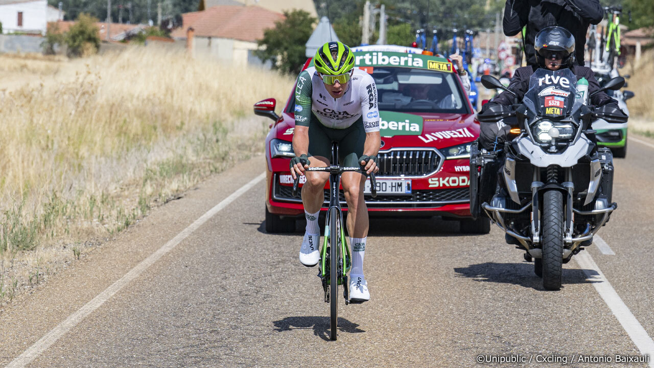 0km地点から果敢にアタックしたオトルバ