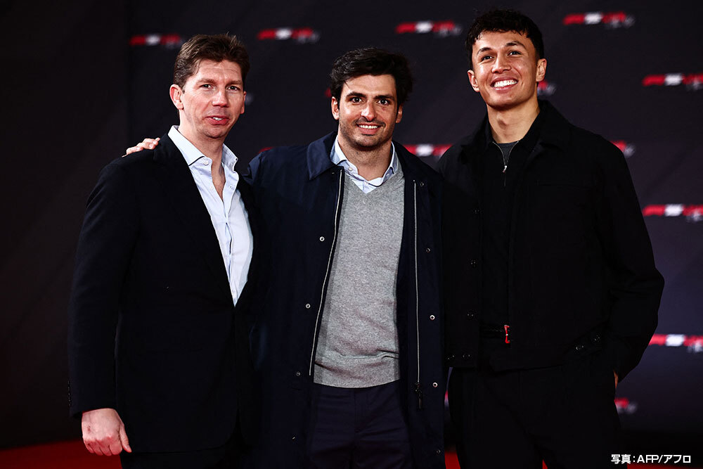 ジェームス・ボウルズ／カルロス・サインツJr.／アレクサンダー・アルボン