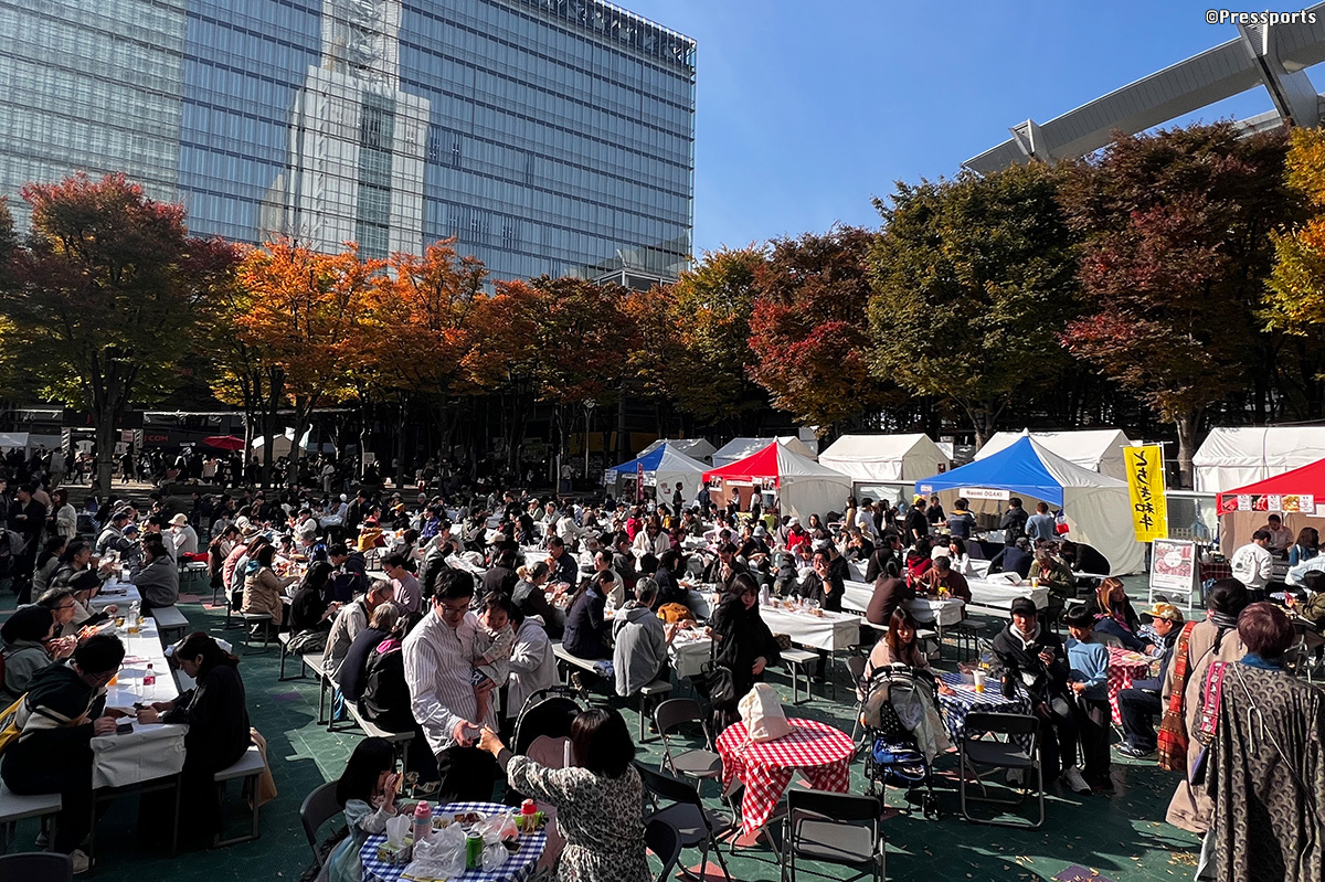 フランスのガストロノミーを味わえるエリアも