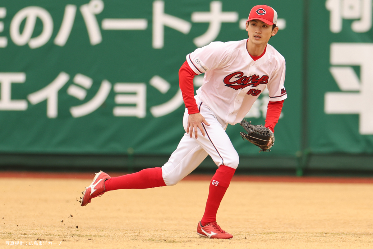 育成ドラフトで広島に加入した辰見鴻之介