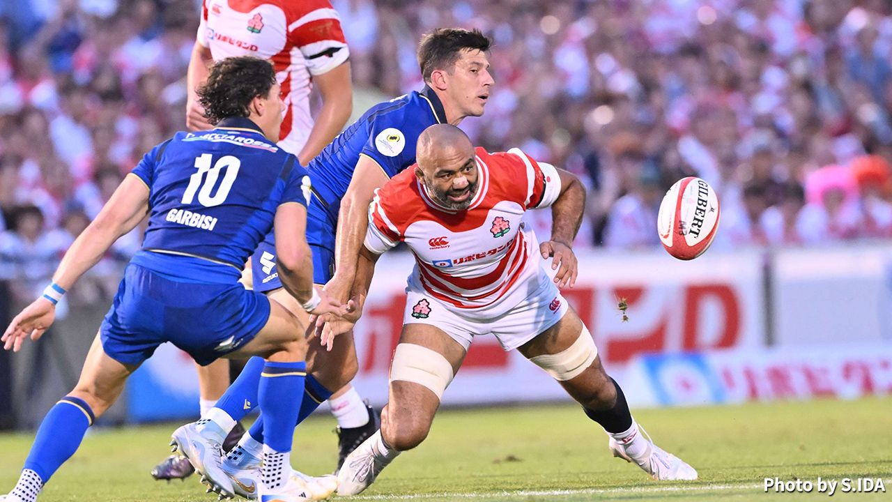 満員の秩父宮ラグビー場が沸いた！日本代表、イタリア代表から8年ぶり