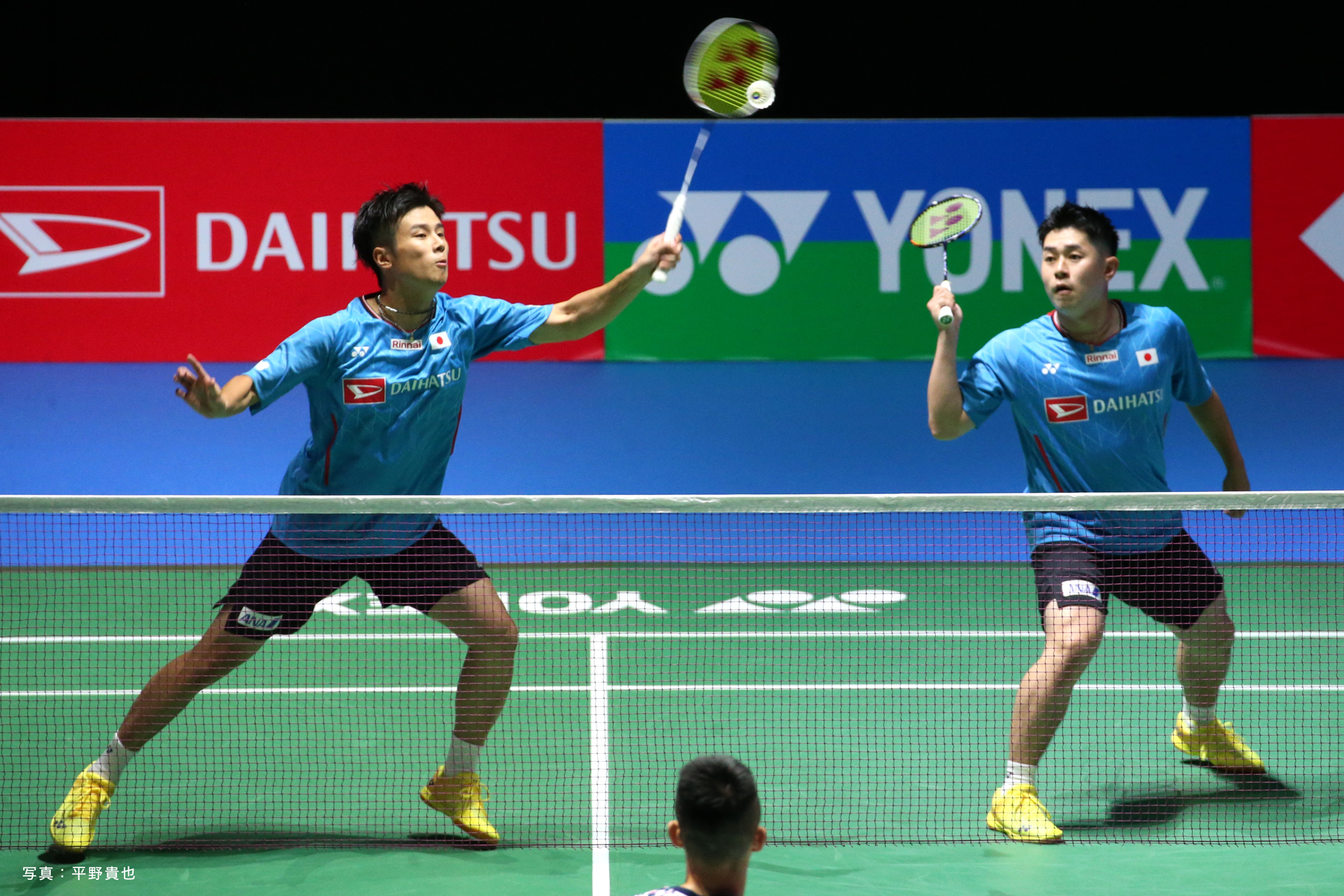 21年世界選手権覇者の保木卓朗／小林優吾（トナミ運輸）
